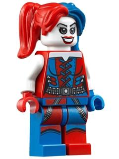 LEGO Minifigure-Harley Quinn - Blue and Red Hands and Pigtails-Super Heroes / Batman III-SH260-Creative Brick Builders